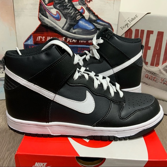 Nike Dunk High GS Venom Anthracite Black White 7.5 Women / 6Y DH9751-001 - Picture 2 of 9